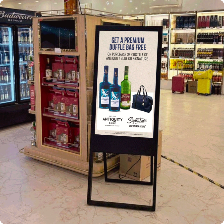 A-Frame Digital Signage