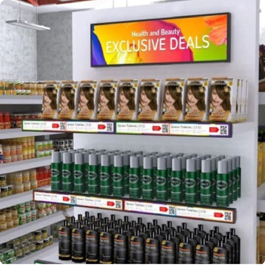 Aisle Shelf & Stretch Display